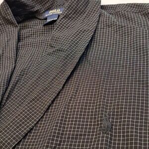 Polo Ralph Lauren Lightweight Cotton Bath Robe Loops NO TIE included Unisex Lg